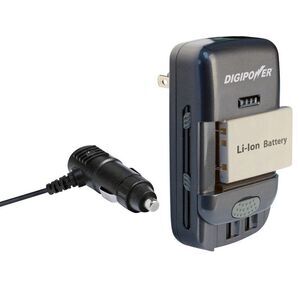 DigiPower -  Universal Battery Charger - Black (TC-U4 Black